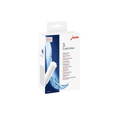 JURA CLARIS White - Filterpatrone für IMPRESSA und SUBITO-Linie, 3 Stk.