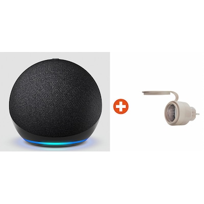 Bundle: Amazon Echo Dot (5. Gen.) B09B8X9RGM schwarz + Shelly Plug & Play Outdoor Plug S Gen3 Z
