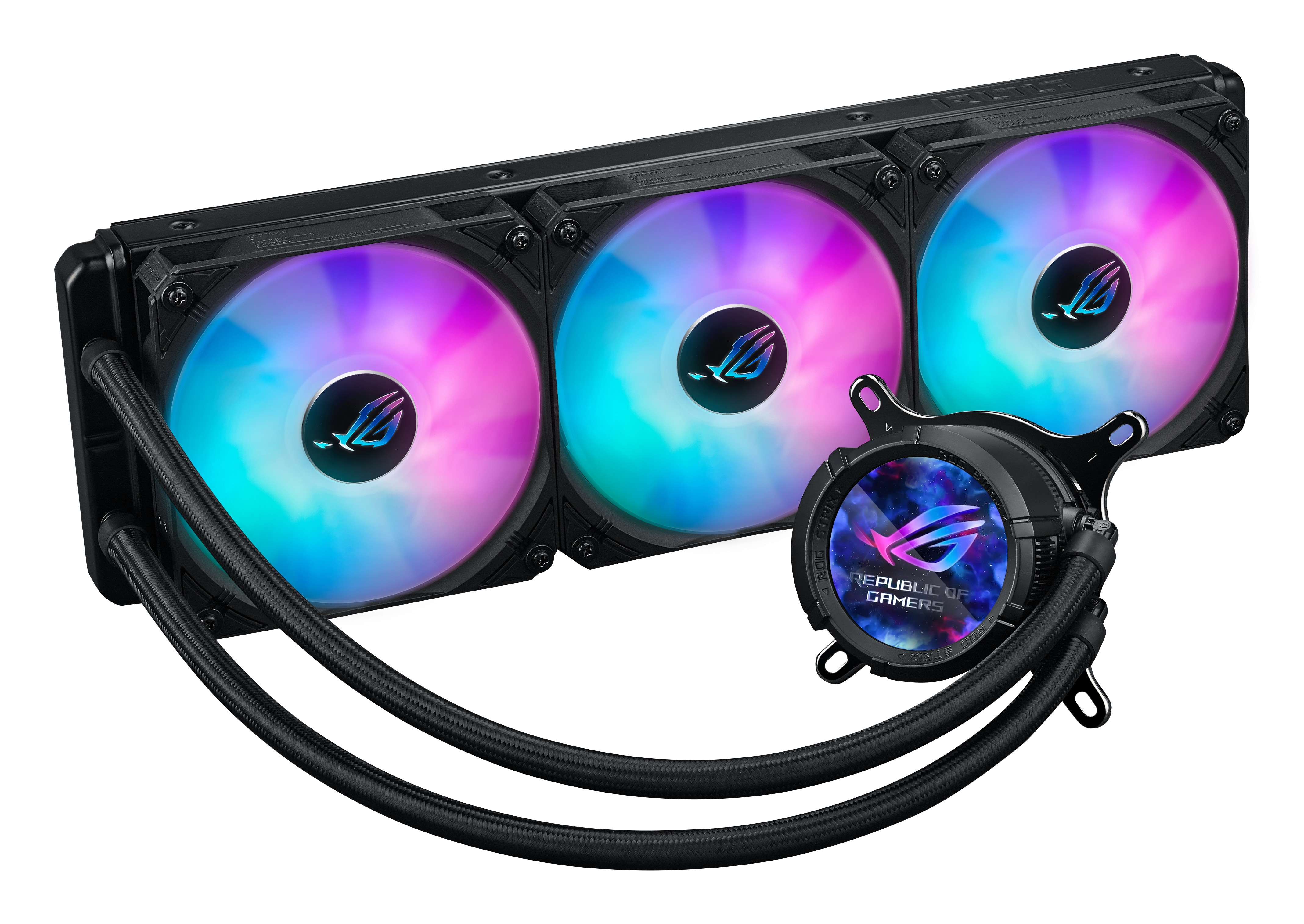 ASUS ROG STRIX LC III 360 ARGB LCD Komplettwasserkühlung für AMD und Intel CPUs