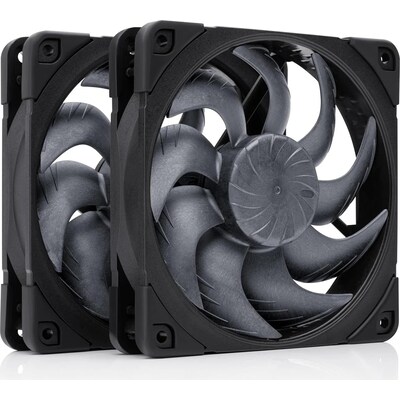 Noctua NF-A12x25 G2 PWM SX2-PP chromax.black 120 mm PWM Gehäuselüfter 2er-Pack
