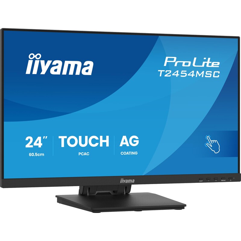 Iiyama Prolite 60,5Cm (24") 10-Punkt Multitouch-Monitor Fullhd Ips T2454msc-B3ag