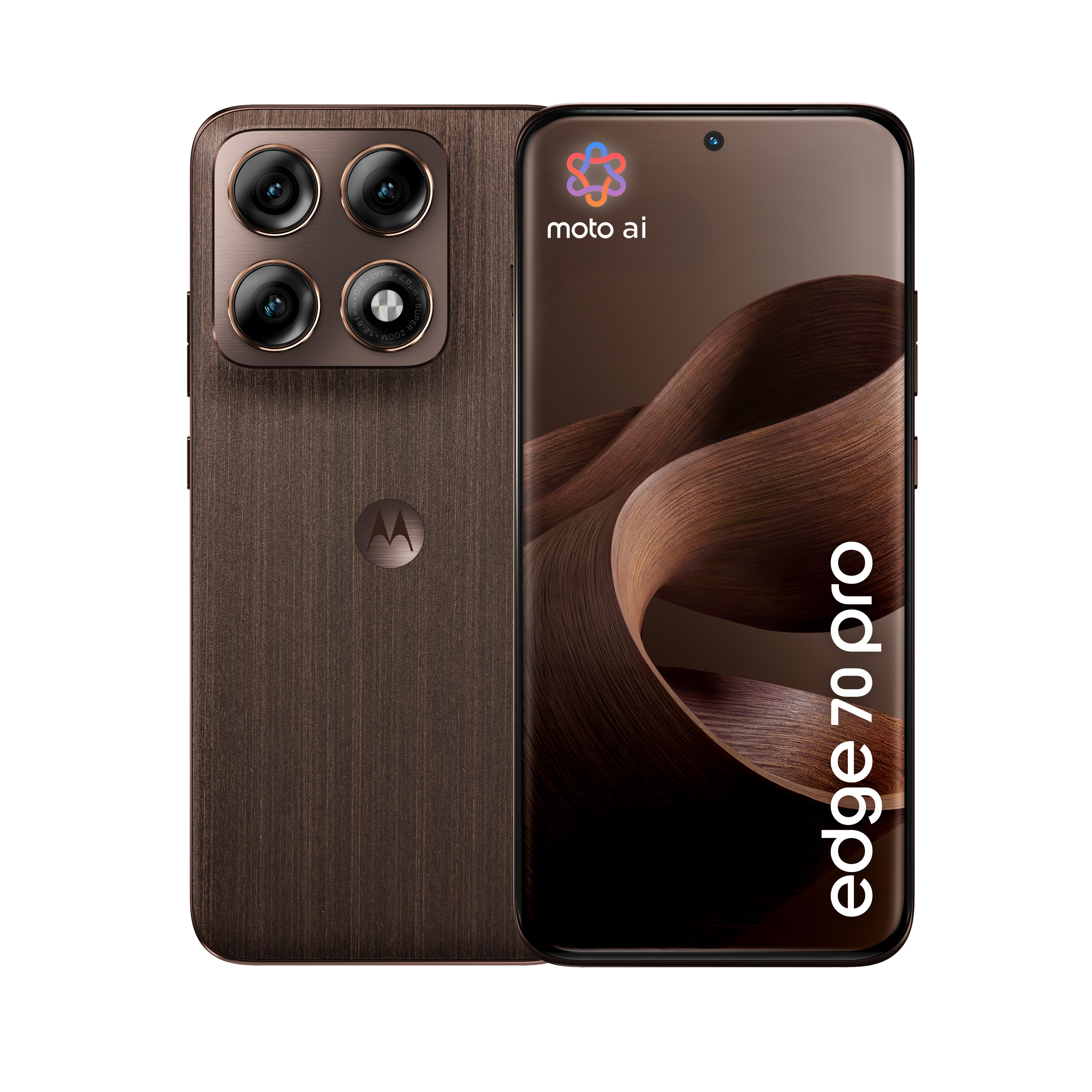 Motorola edge 70 Pro 8/256 GB Android 16 Smartphone Chicory Coffe