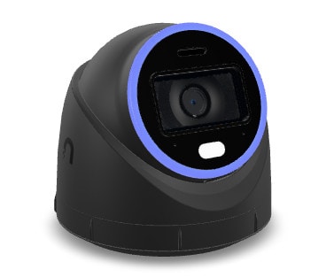 Ubiquiti UniFi Video Camera AI Turret Outdoor 4K 109.9 Grad Weitwinkel IR-Nachtsicht PoE+ black UVC-AI-Turret-B schwarz