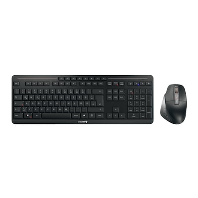 Cherry Stream Desktop Ultimate Schwarz Maus-Tastaturkombination, kabellos, Bluetooth, 2.4 Ghz Empänger