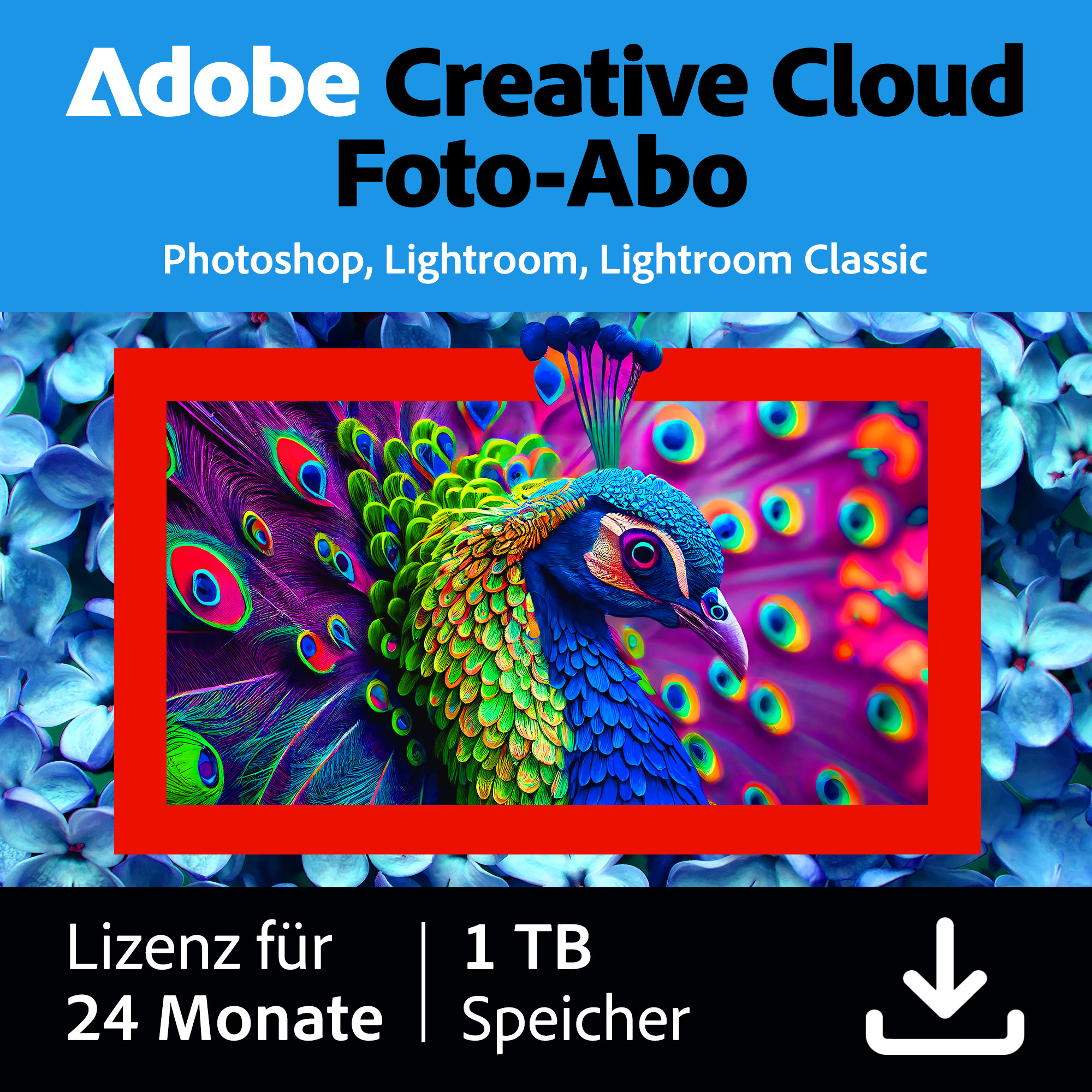 Adobe Creative Cloud Photography Plan 1TB 2 Jahre Abo ESD