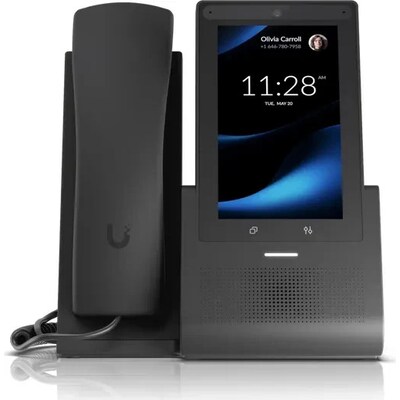 Ubiquiti UniFi Phone G3 Touch Pro PoE 2 x GbE WiFi Bluetooth UniFi Talk UTP-G3-Touch-Pro schwarz