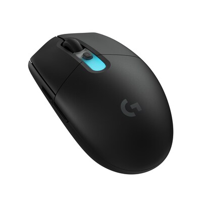 Logitech Gaming Logitech G G305 X Lightspeed Gaming-Maus Schwarz, Kabellos, Bluetooth, 2.4 Ghz Empfgänger, Rgb, Hero 44K-Sensor, Anpassbar Via Logitech G Hub