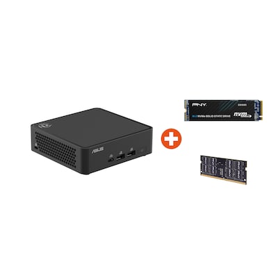 Asus Entry NUC Bundle: ASUS NUC 15 Pro Cyber Canyon RNUC15CRKI300002 Core 3 100U Bundle + 8GB RAM + 500GB SSD