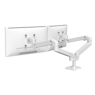 Image of Ergotron 45-686-290 LX PRO Dual Monitor Arm Tischhalterung weiß