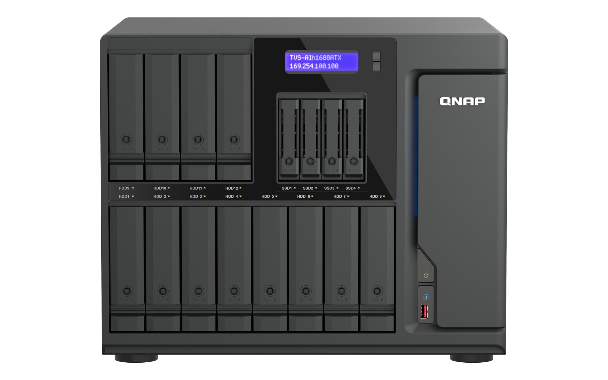 QNAP TVS-AIh1688ATX-U9-32G NAS System 12-Bay + 4x NVMe Thunderbolt 5