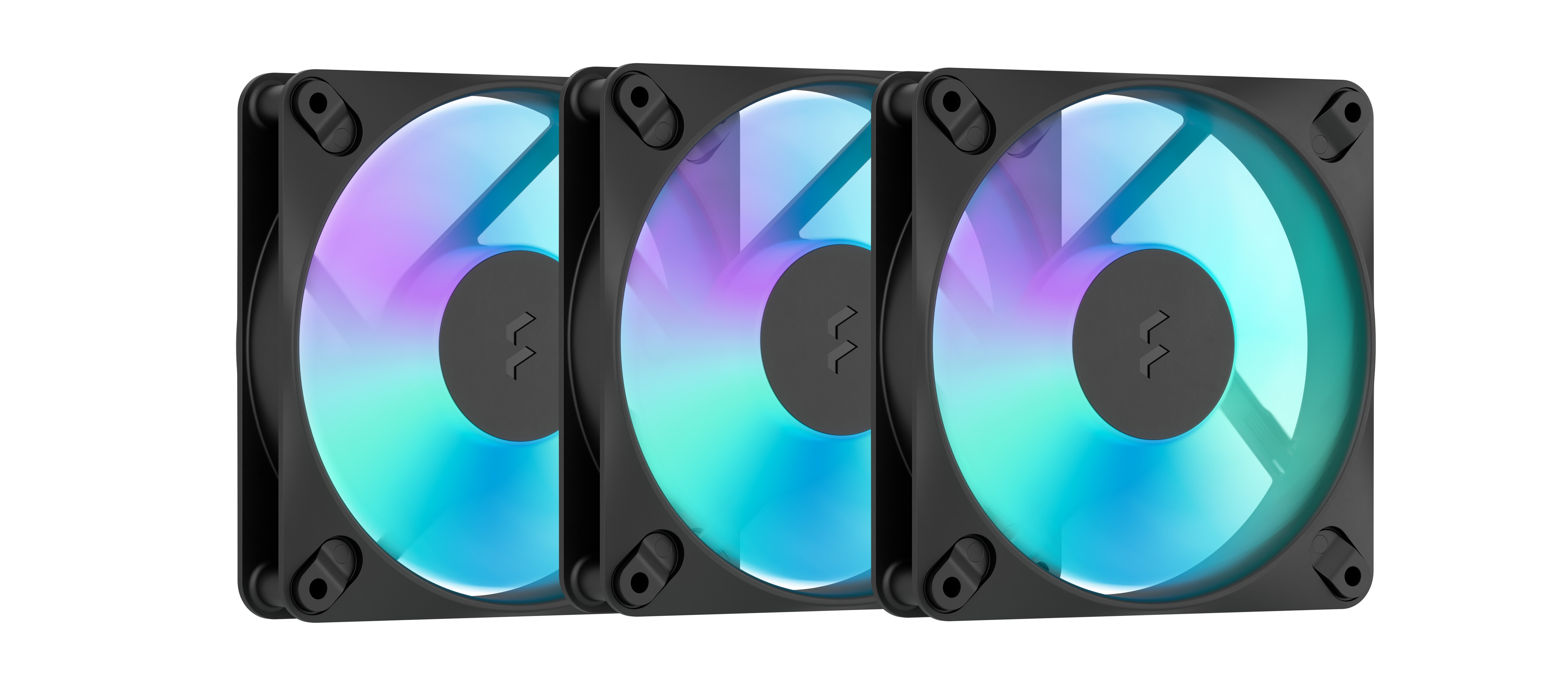 Fractal Design Dynamic 3 RGB 120mm Gehäuselüfter schwarz 3er Pack