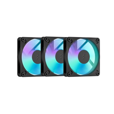 Fractal Design Dynamic 3 RGB 120mm Gehäuselüfter schwarz 3er Pack