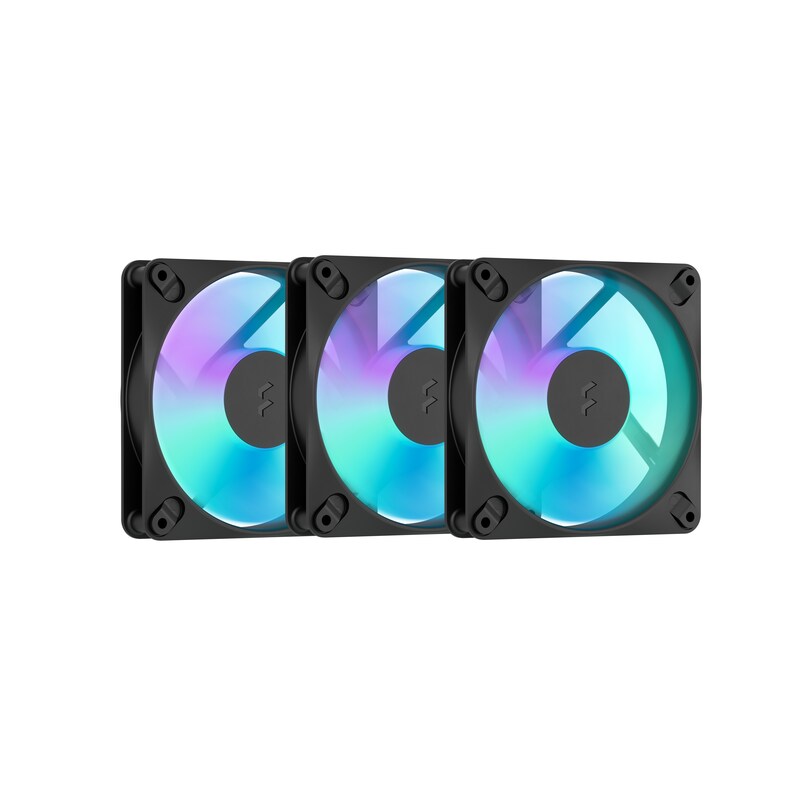 Fractal Design Dynamic 3 Rgb 120Mm Gehäuselüfter 3Er Pack Schwarz Fd-F-Dr3-1203