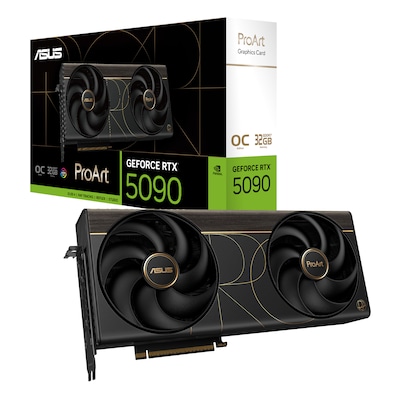 ASUS PROART GeForce RTX 5090 PROART-RTX5090-O32G Grafikkarte 32GB GDDR7, 1xHDMI, 2xDP, USB-C