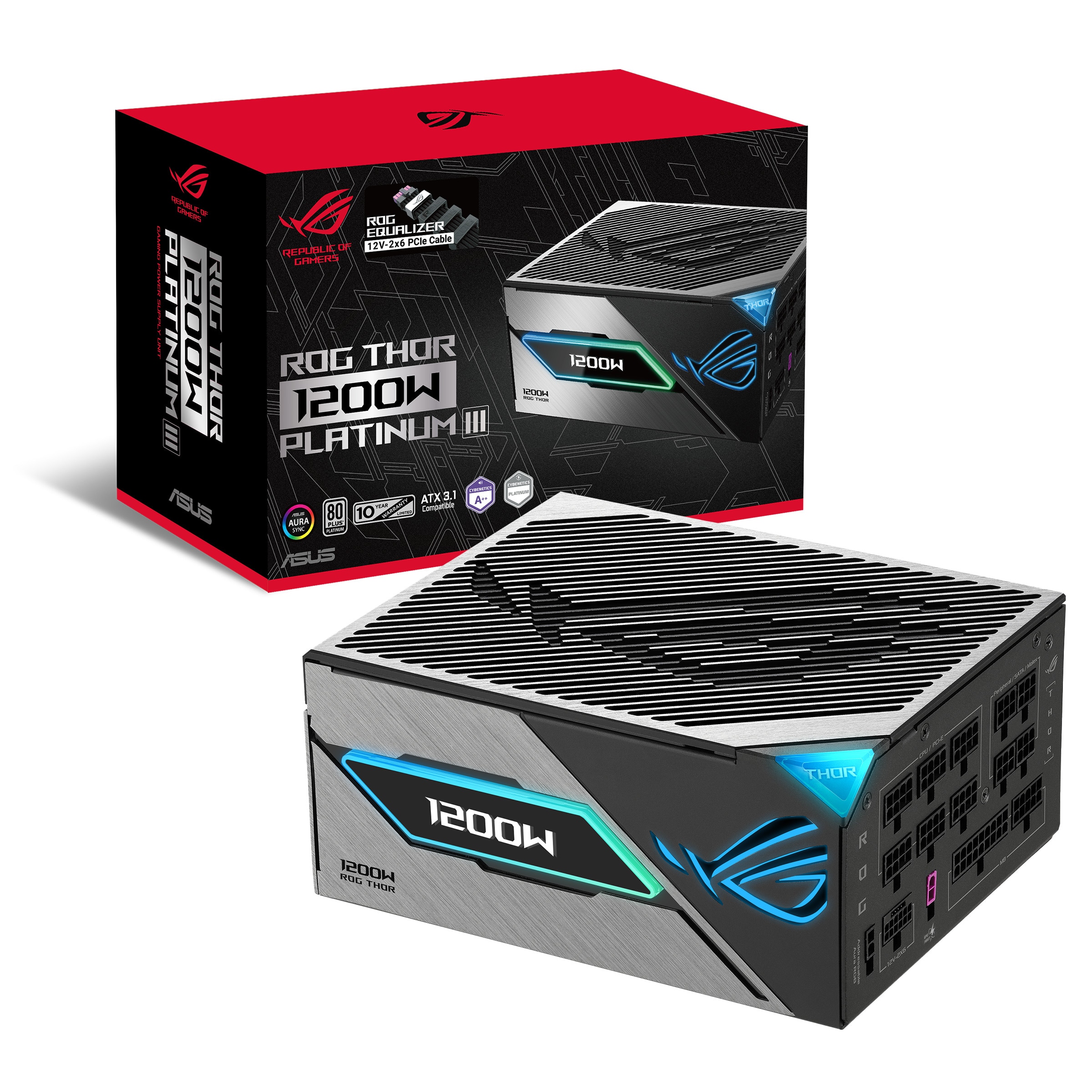 ASUS ROG Thor Platinum 1200P3 1200W Platinum Gaming Netzteil Modular PCIe5.1