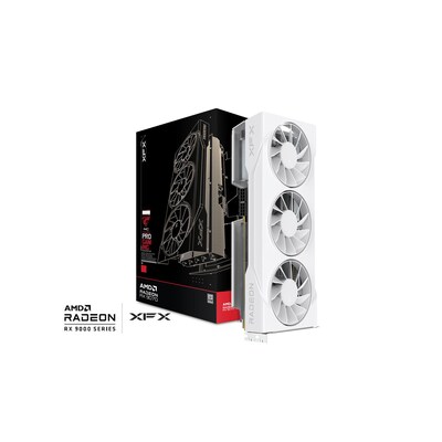 XFX Gaming RX 9070 GRE Triple White Grafikkarte 12GB GDDR6, DP, HDMI
