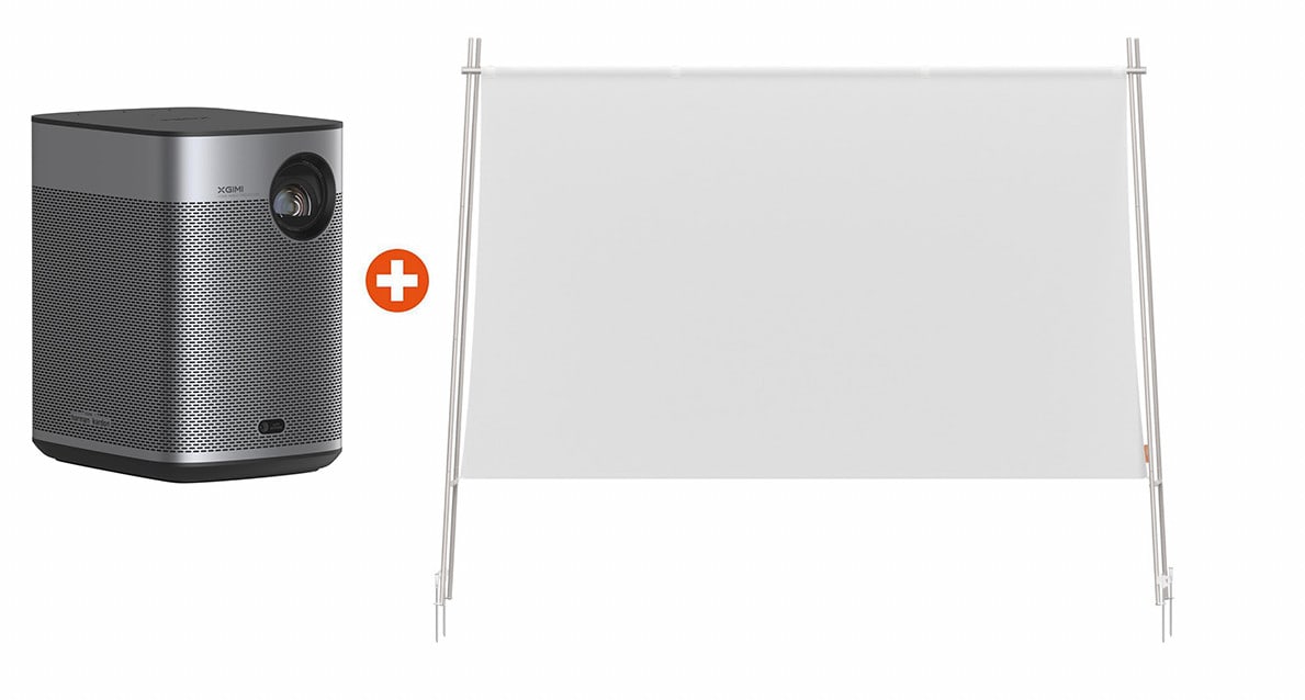 XGIMI Halo+ FullHD Beamer + Outdoor Screen P168S Bundle