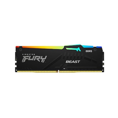 Image of 64GB (2x32GB) Kingston Fury Beast RGB DDR5-6000 CL30 RAM Arbeitsspeicher