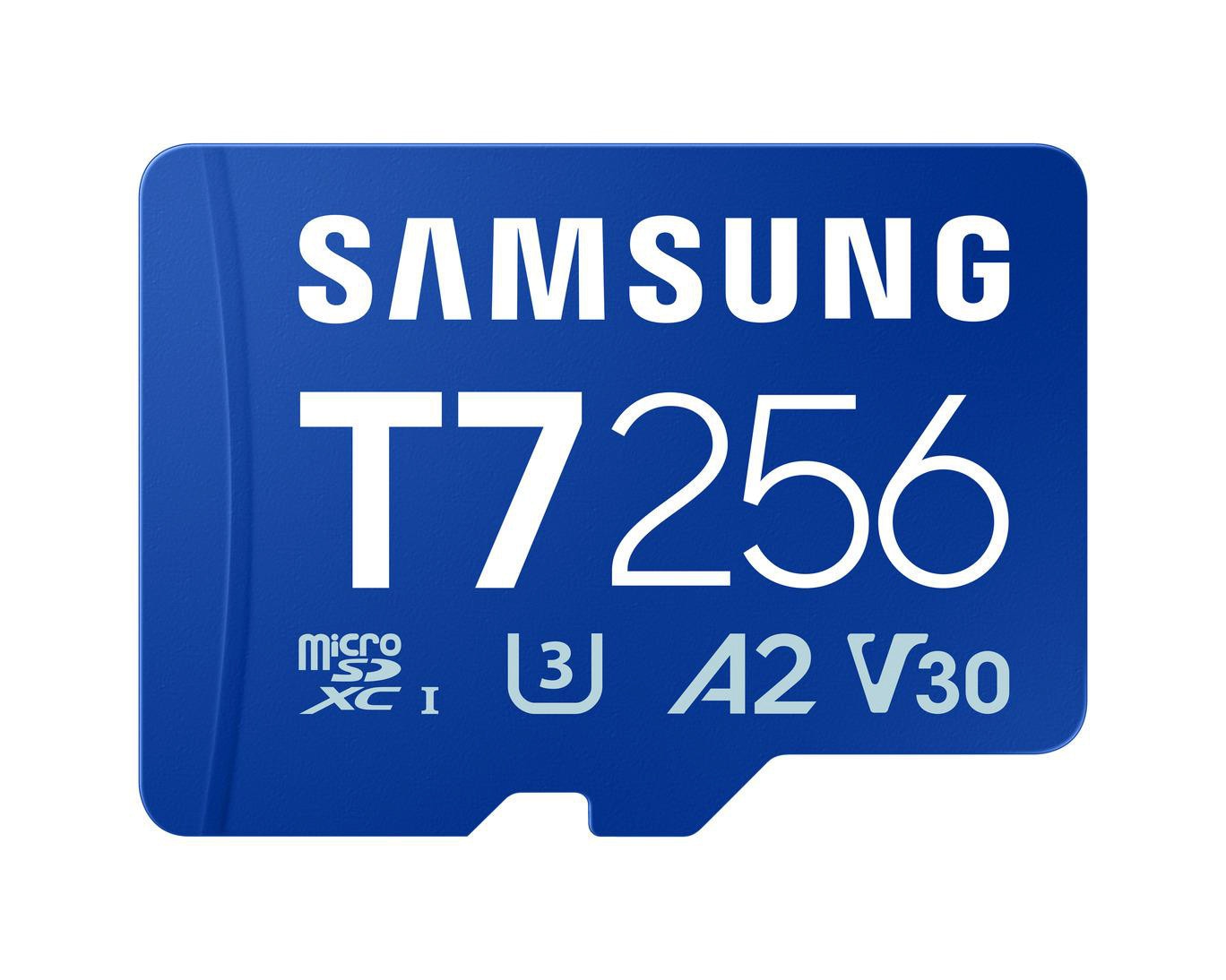 Samsung T7 microSDXC Speicherkarte 256GB (170 MB/s, Class 10, V30, U3)