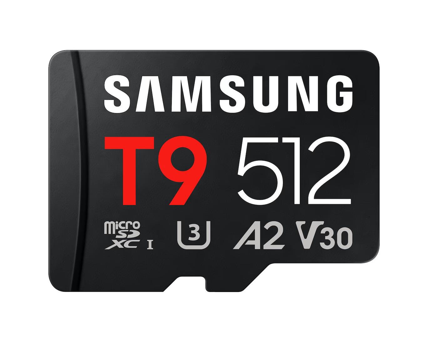 Samsung T9 microSDXC Speicherkarte 512GB (200 MB/s, Class 10, A2, V30, U3)