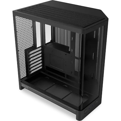 NZXT H6 2026 Mid-Tower Airflow Gaming Gehäuse Schwarz Glasfenster