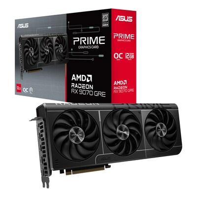 ASUS PRIME Radeon RX 9070 GRE PRIME-RX9070GRE-O12G 12GB DDR6 Grafikkarte, HDMI/DP