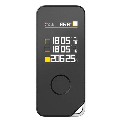 HOTO H-D50 Laser Measure Pro 50 m – Präziser Laser-Distanzmesser mit Bluetooth-App, OLED-Display und USB-C-Akku