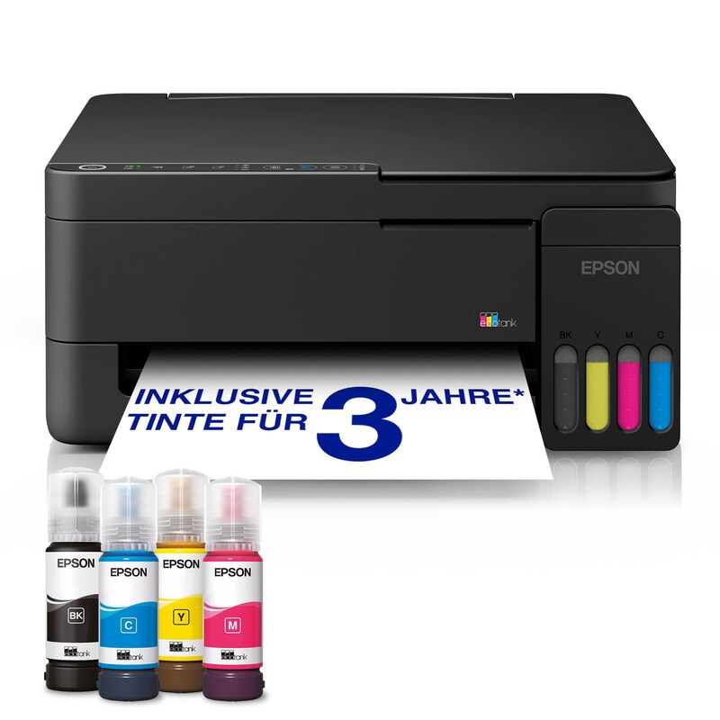 Epson Ecotank Et-2912 Multifunktionsdrucker Scanner Kopierer Wlan 20€ Cashback C11cl62406