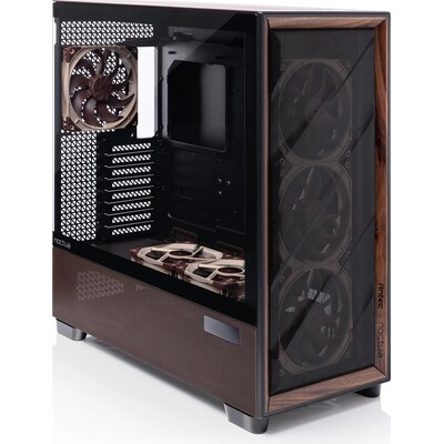 ANTEC Flux Pro Noctua Edition ATX-Gehäuse schwarz/braun, Glasfenster