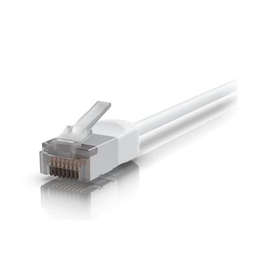 Ubiquiti UniFi Outdoor Patchkabel Cat6A 5 m Weiß – Geschirmtes RJ45 Ethernet-Kabel mit 10 Gbit/s, PoE++ und wetterfestem TPE-Mantel (UACC-Cable-Patch-Outdoor-C6A-5M-W)