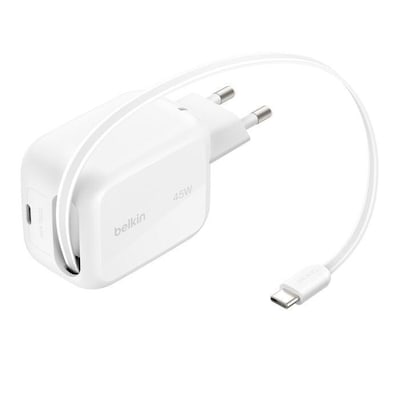 Belkin BoostCharge Pro 45W Dual GaN-Ladegerät weiß