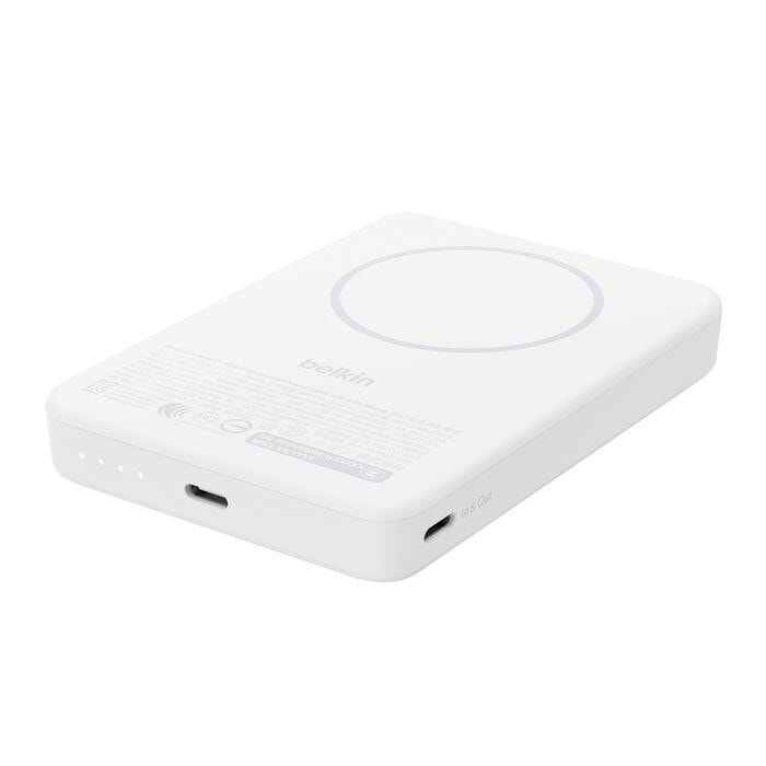 Belkin BoostCharge Slim Mag Powerbank 10000 mAh 30 Watt Weiß