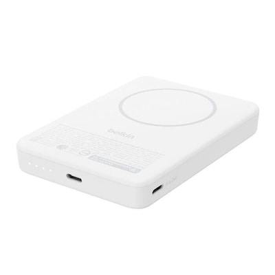 Belkin BoostCharge Slim Mag. Powerbank 10.000mAh Qi2 15W weiß