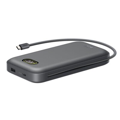 Belkin Laptop Powerbank 27.000mAh mit Display anthrazit