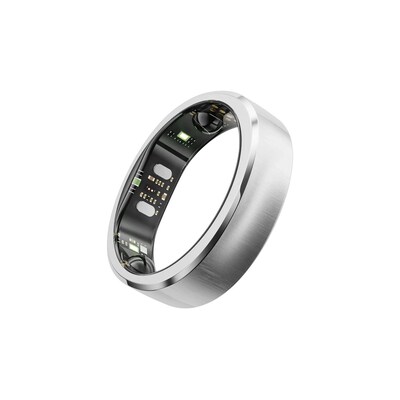 RingConn Smart Ring Gen3 für Frauen und Männer - gebürstetes Silber Größe 9