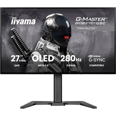 Image of 27" iiyama G-MASTER Titan Falcon GOB2701QSC-B1 - OLED monitor - QHD - 27" - HDR