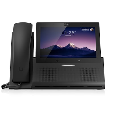 Ubiquiti UniFi Phone G2 Touch Max PoE 2 x GbE WiFi Bluetooth schwarz