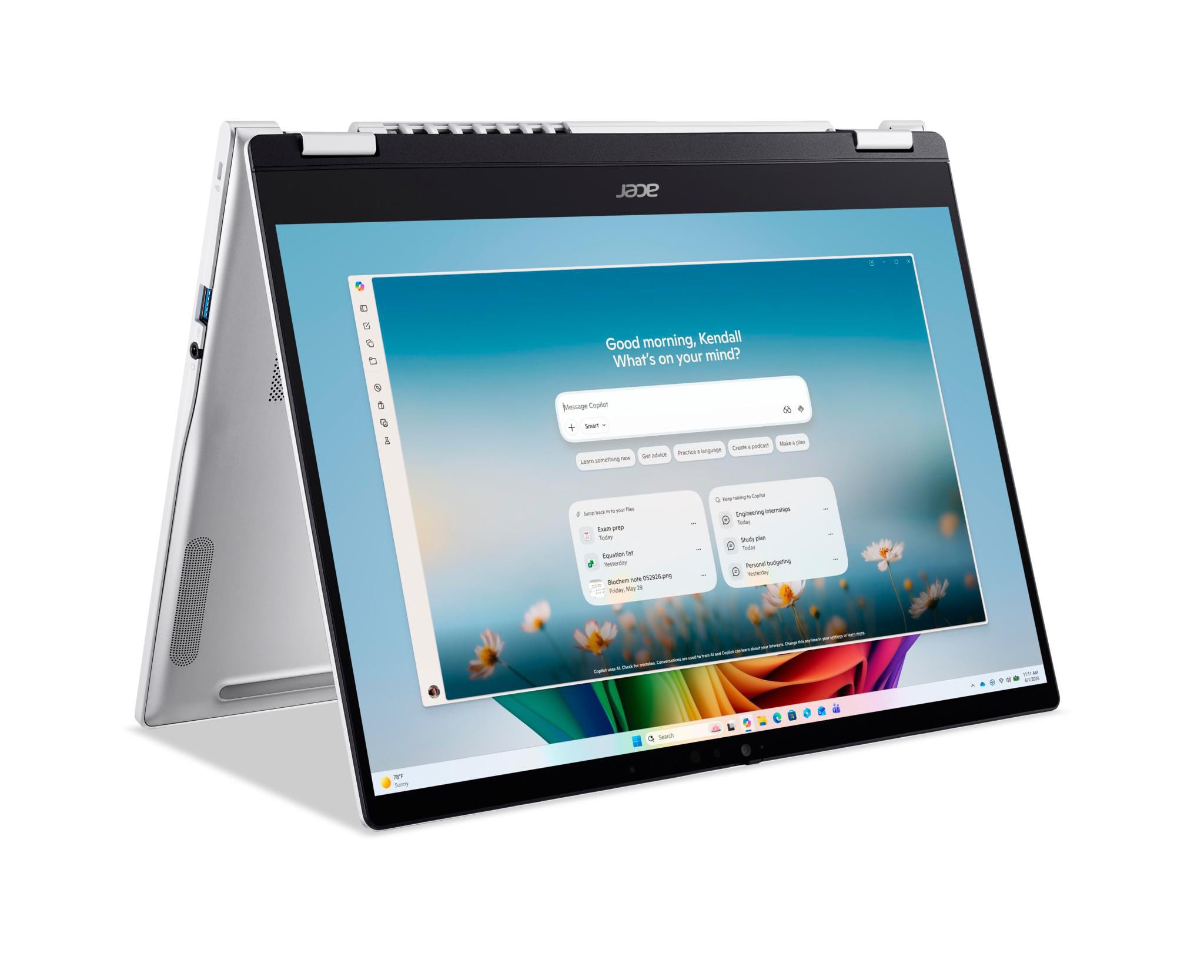 Acer Swift Spin 14 AI SFSP14-I51T-79CL 14" WUXGA Touch Core Ultra 7 355 16GB/512GB Win11