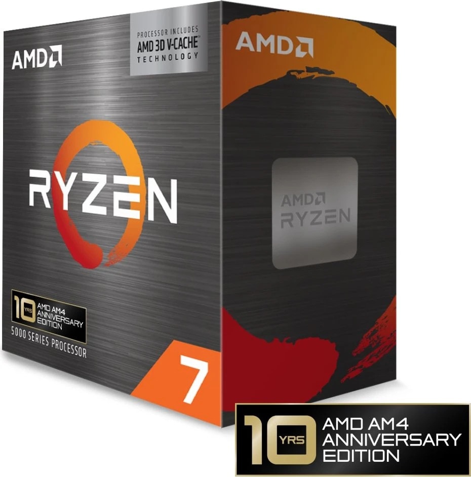 AMD Ryzen 7 5800X3D 10th Anniversary Edition 8-Kern CPU, Sockel N/A, Boxed (ohne Kühler)