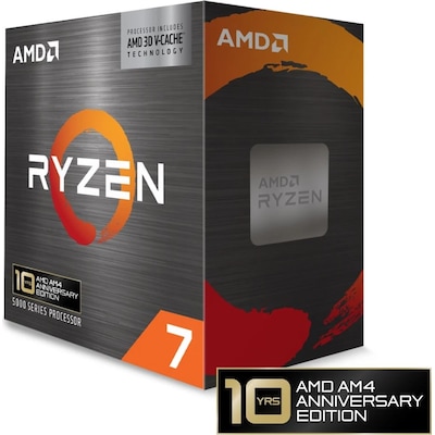 Image of AMD Ryzen 7 5800X3D 10th Anniversary Edition, Sockel AM4 CPU BOX