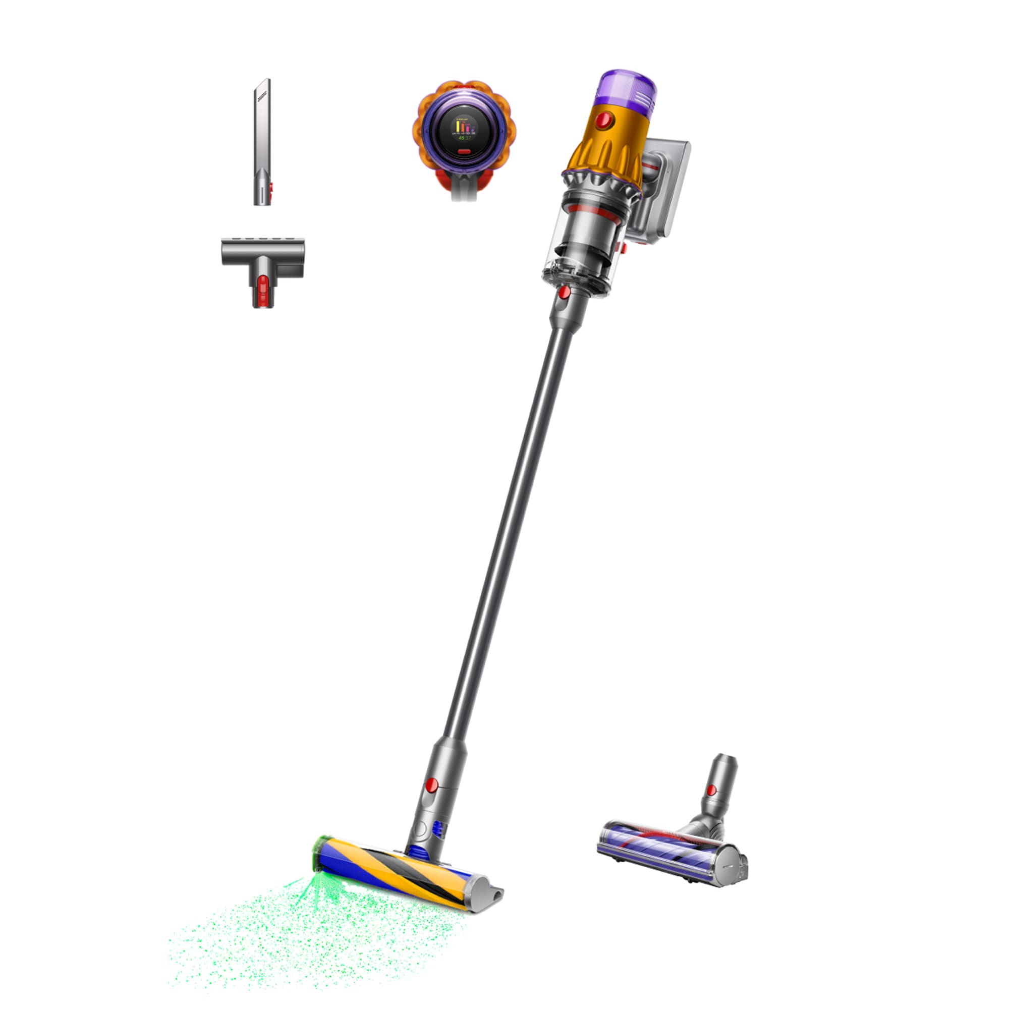 Dyson Bronze/Schwarz/Violett V12 Detect Slim Absolute, Staubsauger, Gelb - Image 3