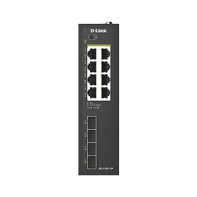 D-Link DIS-210G-12P 12-Port Industrial Smart Managed Switch