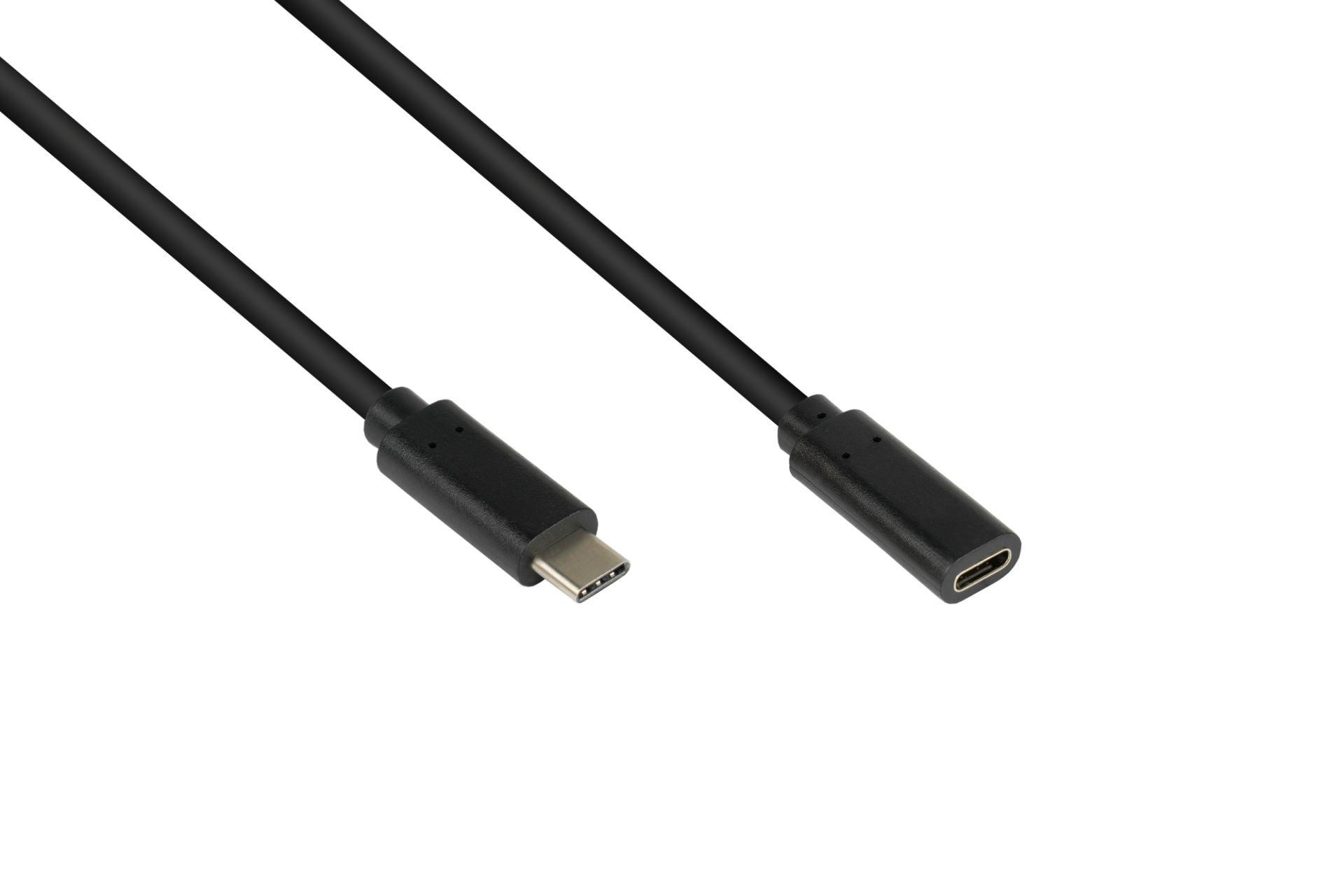 Good Connections USB 3.2 Verlängerungskabel (100W) USB-C St./ USB-C Bu. 0,5m