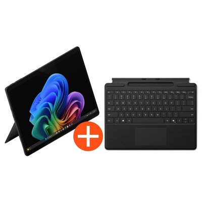 Microsoft Surface Pro 13" (12. Edition) Touch Black Snapdragon X2 Elite 16GB/1TB SSD Win11 EP2-65073 inkl. MS Pro Keyboard mit Stiftaufbewahrung schwarz
