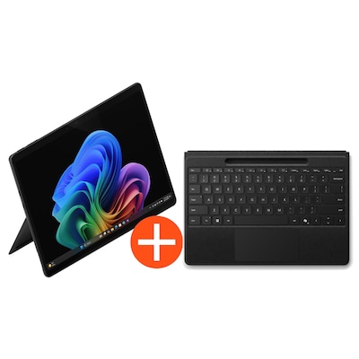 Microsoft Surface Pro 13" (12. Edition) Touch Black Snapdragon X2 Elite 16GB/1TB SSD Win11 EP2-65073 inkl. MS Pro Flex Keyboard schwarz
