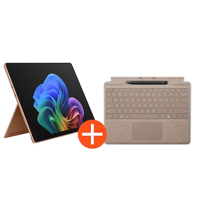 Microsoft Surface Pro 13" (12. Edition) Touch Dune Snapdragon X2 Elite 16GB/1TB SSD Win11 EP2-65078 inkl. MS Pro Keyboard mit Slim Pen Sand