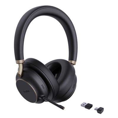 Yealink BH76 Plus Teams Bluetooth-Headset Schwarz, USB-C, 2.4 Ghz Empfänger, ANC, Microsoft Teams zertifiziert