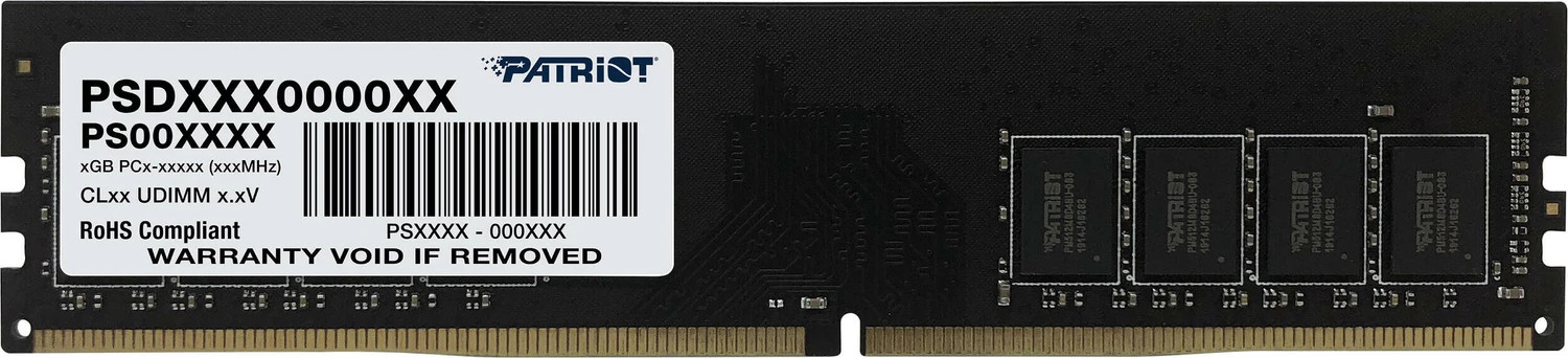 Patriot Signature Line UDIMM 8GB DDR4 PC4-25600, 320000MHz, CL22