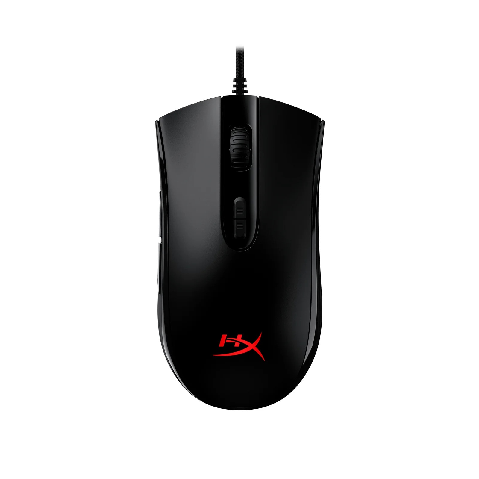 HyperX Pulsefire Core Gaming-Maus Schwarz/Rot kabelgebunden