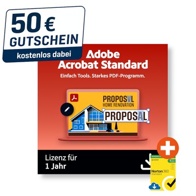 Image of inkl 50€ Gutschein | Adobe Acrobat Standard | Download & Key | inkl Norton